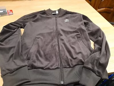 £4 • Buy Adidas Size 6 Brown Crush Velvet Style Tracksuit Jacket
