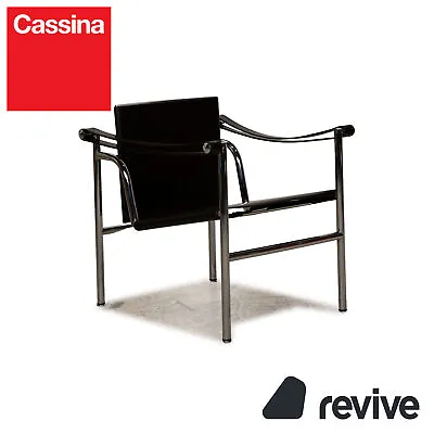 Cassina Le Corbusier LC 1 Leather Armchair Black • £1625.87