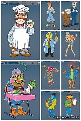 Topps Disney Collect Digital 10 Card Muppets Character Die-Cuts Insert Set • $1.46