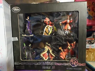 Disney Store Villains Resin Ornament Set Of 6  NEW • $149.95