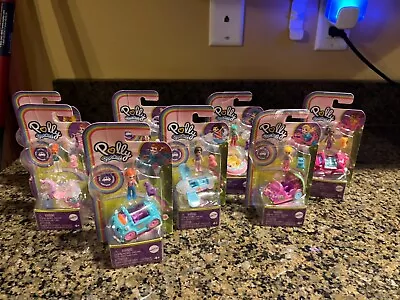 Polly Pocket Mini Metal Car W/Doll Lot Of 8 NEW • $26