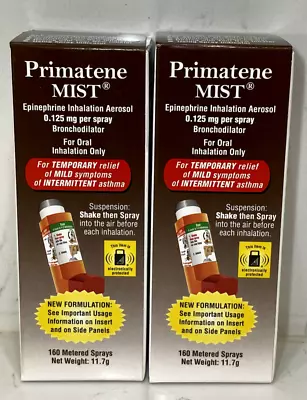 2-Pack - Primatene Mist Epinephrine Inhalation Aerosol - EXP 04/2025 • $53.65