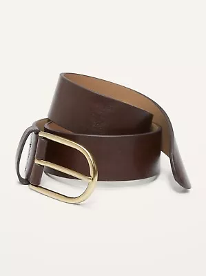 Old Navy Womens Faux-Leather D-Ring Belt (1.5 Inch) Brown Size XS-S XL-XXL 3X-4X • $9.99