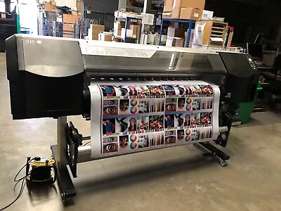 OKI COLORPAINTER W-54S - Solvent Printer Sign Making - MIMAKI ROLAND MUTOH HP • £4350