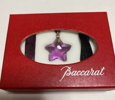 Baccarat Necklace Pendant Star Purple • £144.76