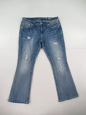 Miss Me Mid-rise (easy Boot) Jeans Tag Size 32 Measured 36x29 Mm#470 • $49.99