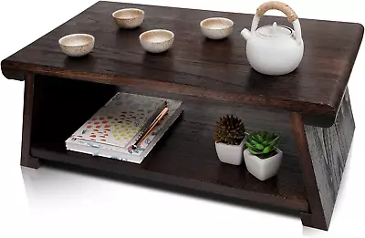 Uji Meditation Table - Premium Japanese Altar Table & Shrine Stand - Tatami Chab • $112.78