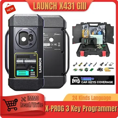 LAUNCH X431 X-PROG 3 Key Programming Immobilizer GIII Smart Keys Remote Xprog • $559