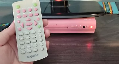 Capello Pink & White Design DVD & CD Player With Remote • $20