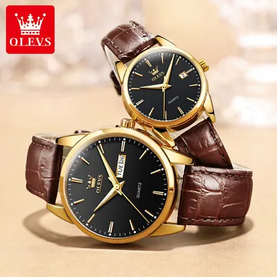 Olevs Brand Watch Quartz Watch Popular Men's Business Couple's Watch • $28.57