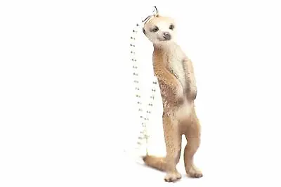 Meerkat Necklace Miniblings 80cm Zoo Prairie Dog Zoo Africa Braun • £34.68