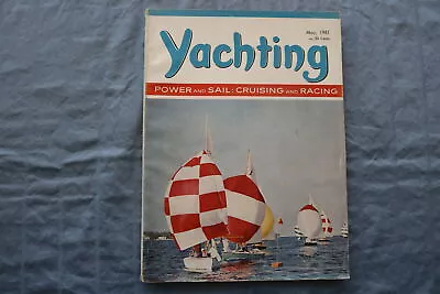1961 May Yachting Magazine - Cruising And Racing Cover - E 9435 • $35