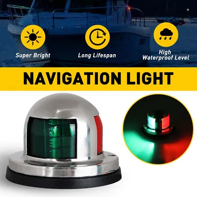 Boat Navigation Lights Red And Green LED Marine Navigation Light Boat Bow Light • $11.99