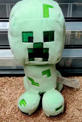 JINX Minecraft Earth Happy Explorer Creeper Plush Light Green  • $9.99