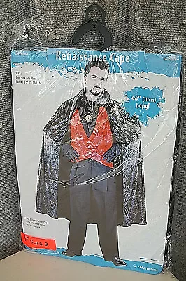 Men's Renaissance Vampire Cape Halloween Costume  F5262 • $32.99