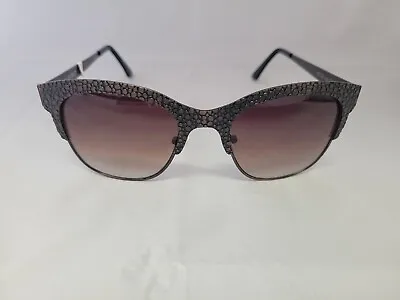 Ellen Tracy Women ET752 C1 Brown Square Sunglasses Brown Lens • $16.99