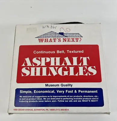 $20.14 • Buy NEW OLD STOCK  What Next  Vintage Asphalt Shingles For Miniature Doll Houses
