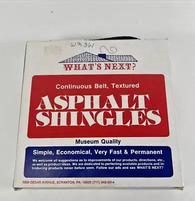 NEW OLD STOCK  What Next  Vintage Asphalt Shingles For Miniature Doll Houses • $20.14