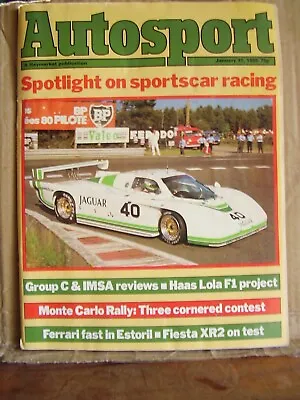 Autosport Jan 31 1985 Ian Briggs Racing Horncastle Garage Car Auto Motoring Mag • £7.50