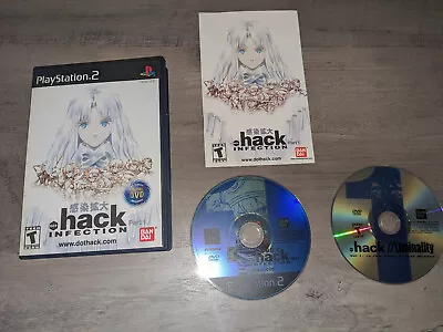 Dot .hack INFECTION Part 1 W/ DVD - Sony PlayStation 2 PS2 • $24