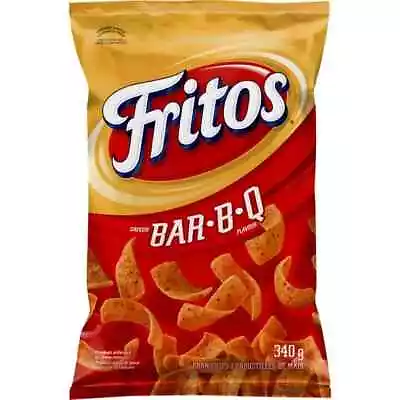 2 X Fritos Bar-B-Q Flavour Corn Chips 340g Each FRESH From CANADA • $19.75