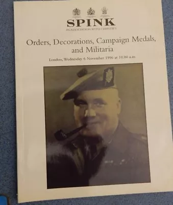 Spink Medal Catalogue  6 Nov 1996  Hindenburg Line Victoria Cross Macgregor  • $37.13