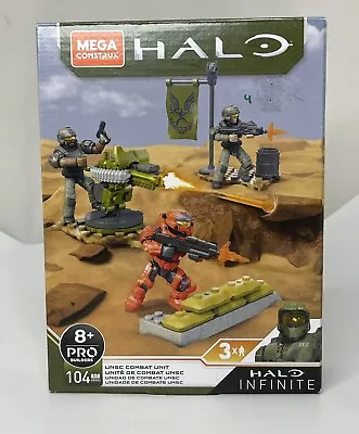 Mega Construx HALO UNSC COMBAT UNIT Set Halo Infinite 104 PCS GRN02 NEW SEALED • $27.16