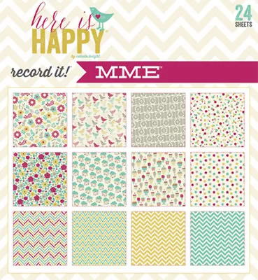 My Minds Eye ~ HERE IS HAPPY ~ 6x6 Paper Pad • $4.19