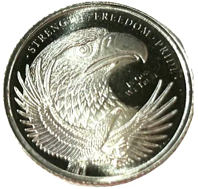 SILVER COIN 1 X 3.1g EAGLE ROUND..999 FINE SILVER PURITY.. • £9.99