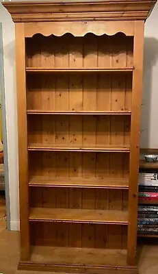 Lovely Freestanding Solid Pine Bookcase / Shelf Unit • £125