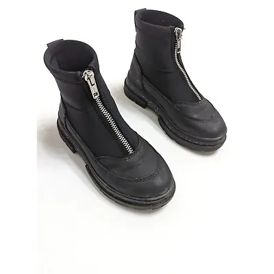 Zara Girls Black Ankle Boots Size 12 Us • $39.99