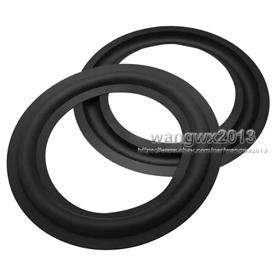 2x 5.5  Inch 142mm Speaker Rubber Edge Woofer Surround Circle Bass Folding Ring • $4.98
