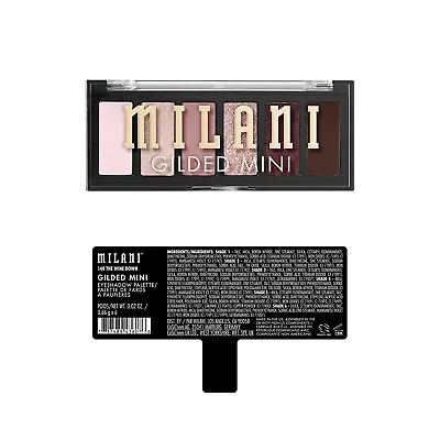 Milani Gilded Mini Eyeshadow Palette With 6 Matte & Shimmer Hues - The Wine Down • $8.95