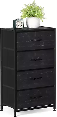 Dresser With 4 Drawers Fabric Dressers For Bedroom Small Chest Of Drawers Stu • $63.99