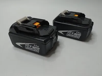 Lot Of 2 18V 6AH LXT Battery For Makita BL1860 BL1840 BL1850 BL1830 Li-Ion • $28.99