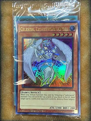 Yugioh Celestia Lightsworn Angel LART-EN036 Ultra Rare Lost Art Promo SEALED • $4.49