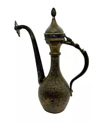 Starts@2K Antique Bronze Coffee Pot  C1800 / 1900  Middle Eastern • $2000