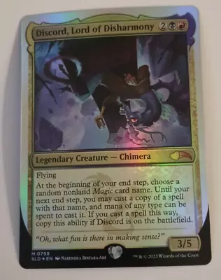 Discord Lord Of Disharmony FOIL NM/M My Little Pony MTG Magic The Gathering • $46.95