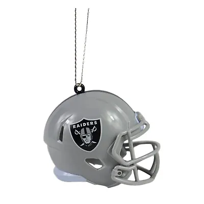 NFL Las Vegas Raiders Helmet Tree Ball Christmas Tree Pendant Ornament • $32.64