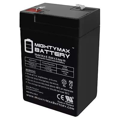 Mighty Max 6V 4.5AH SLA Battery Replacement For Coleman 5348 Lantern • $13.99