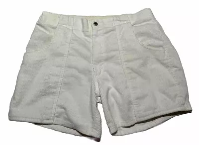 Vintage OP Sunwear Ocean Pacific White Corduroy Skate Surf Shorts 32 AK3 • $60