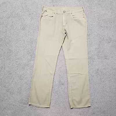 Tommy Bahama Pants Mens 40X32 Fit 36.5X32 3/4 Khaki Chino Authentic Linen Cotton • $18