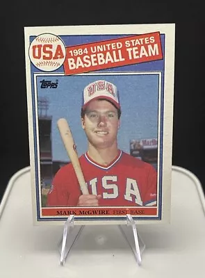 1985 Topps - #401 Mark McGwire (RC) • $4.25