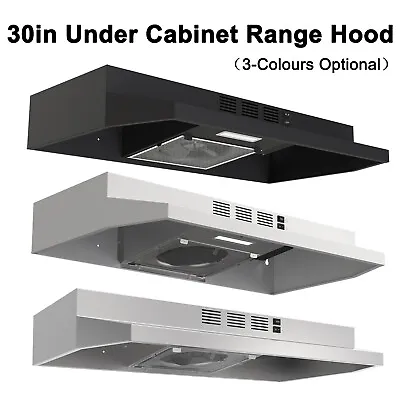 30 Inch Under Cabinet Range Hood Kitchen Cooking Vent 230CFM Convertible W/LED • $74.99