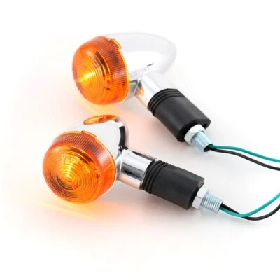 $15.99 • Buy For Yamaha V Star 650 950 1300 2x Bullet Motorcycle Turn Signals Blinker Lights