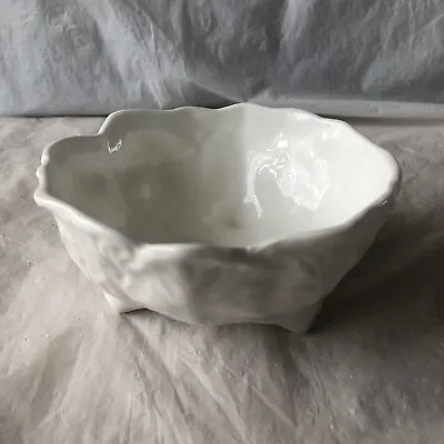 Wedgwood Countryware Sugar Bowl White Footed Cabbage Leaf Design  • £9