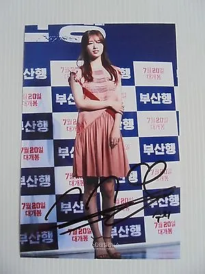 Suzy Bae Miss A 4x6 Photo Korean Actress KPOP Autograph Hand Signed USA Seller S • $14.99