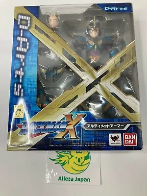 D-Arts Rock Man X Ultimate Armor Action Figure Bandai Megaman Character Toy • $117.99
