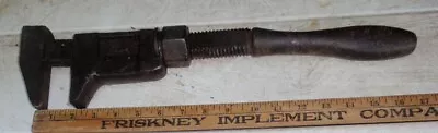 Antique 17 Inch Monkey Pipe Wrench With Metal Handle    - Lot AZ • $5.59