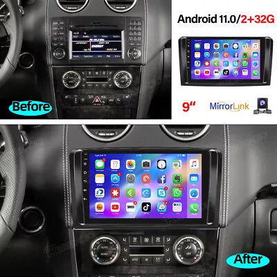 Car Stereo Radio For Mercedes Benz ML/GL-Class W164 X164 Android 13 GPS NAVI DAB • £120.99